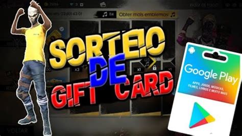 Sorteio De Gift Card Subs Free Fire Ao Vivo Youtube