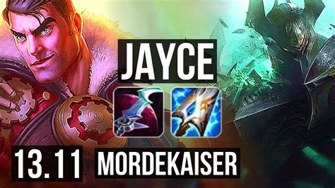 JAYCE Vs MORDEKAISER TOP 12 1 3 67 Winrate Legendary KR