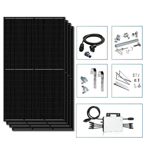 Solar Pv W Balkonkraftwerk Komplettset Mit Sunpro W