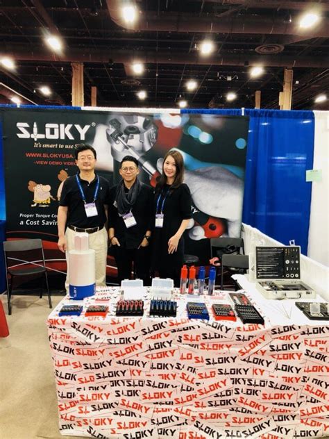 Cheinfu Sloky In International Fastener Expo Las Vegas Booth