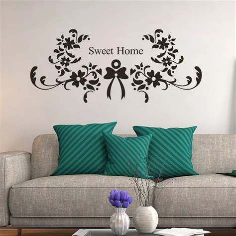 New Wall Stickers for Bedroom 1PC Removable DIY Sweet Home Wall Sticker ...