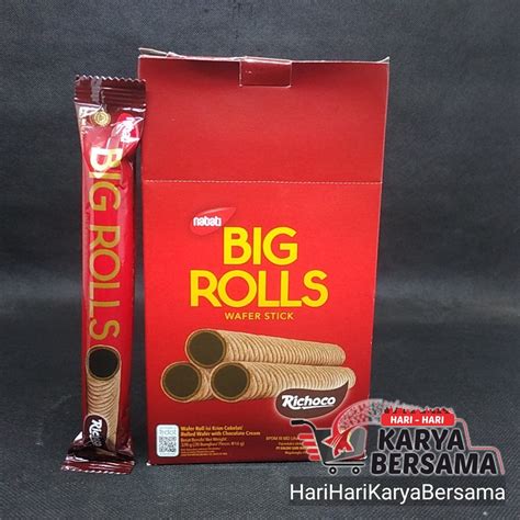 Jual Nabati Richoco Big Rolls Wafer Stick Box Isi 20 Pcs X 16gr Shopee Indonesia