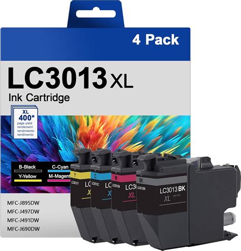 Amazon Lc Xl High Yield Ink Cartridges Bk C M Y Pack