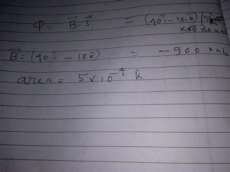 A magnetic field in a certain region is given by V 40î 18k G How