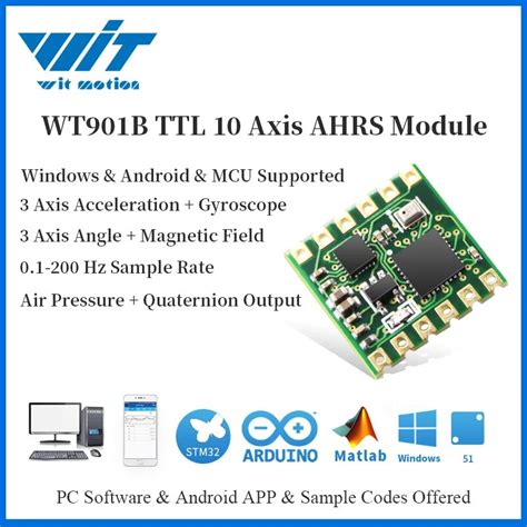 WitMotion WT901B 10 Axis AHRS IMU Sensor Accelerometer Gyroscope