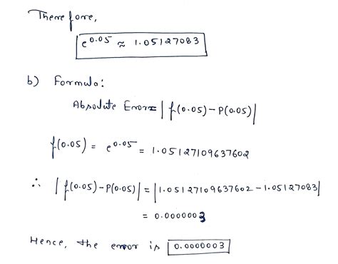 Solved See Attached Please A Approximate The Given Quantity Using