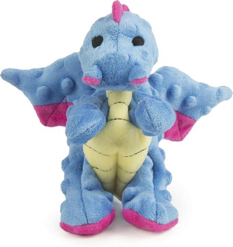 goDog Dragon with Chew Guard Technology Tough Plush Dog Toy, Small ...