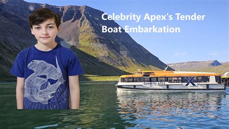 Navigating Celebrity Apex S Tender Boat Embarkation Youtube