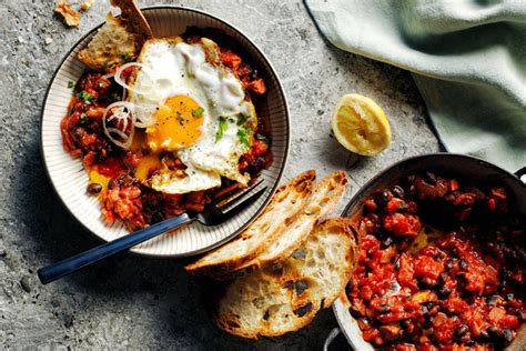 Spiced Black Beans Chorizo Fried Eggs The Meat Box