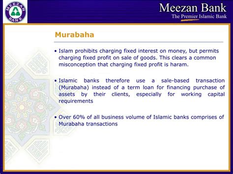 Ppt Islamic Trade Finance Murabaha The Bankers Perspective