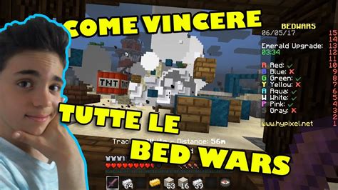 Come Vincere TUTTE Le BED WARS Su Minecraft YouTube