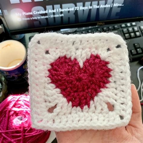 Finally Found A Heart Granny Square Pattern I Like R Crochet