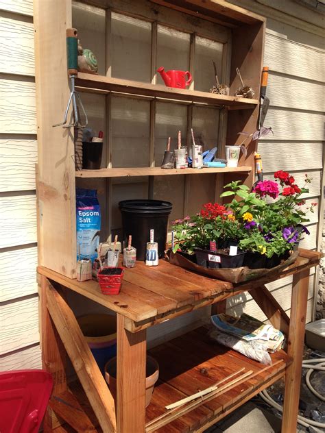 Homemade Potting Station Potting Tables Potting Bench Potting Station