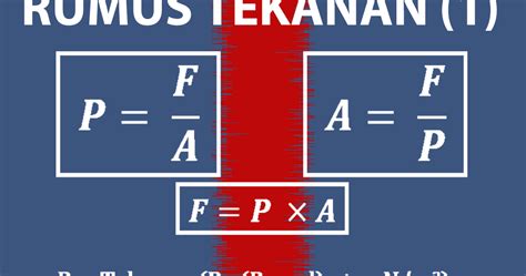 rumus tekanan