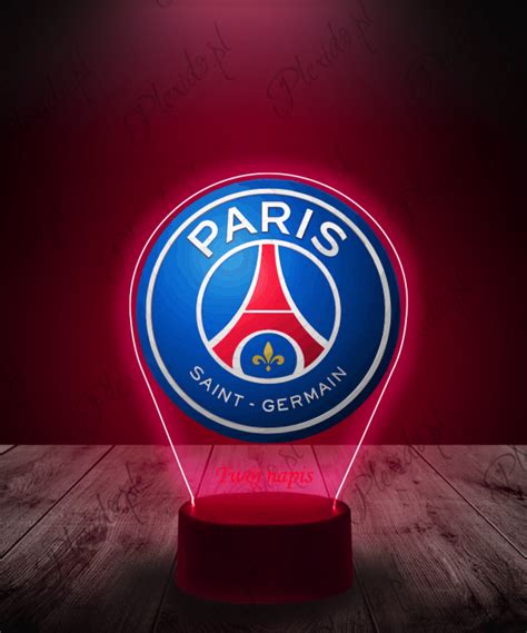 Lampka Led D Plexido Z Nadrukiem Paris Saint Germain Plexido Pl