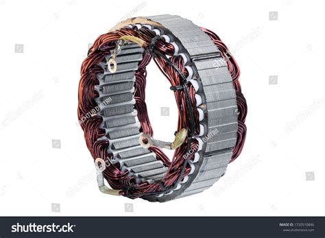 New Car Alternator Stator On White Stock Photo 1720510846 | Shutterstock