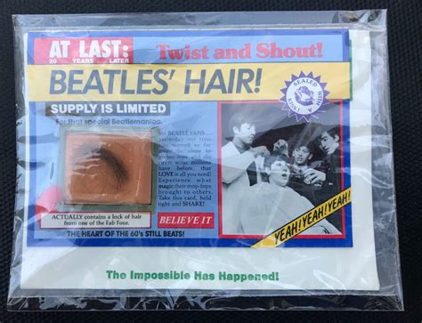 Beatles Hair From 1964 Dna Paul Mccartney John Lennon Gem