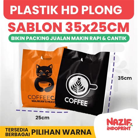 Jual Plastik Olshop X Free Design Sablon Plastik Packing