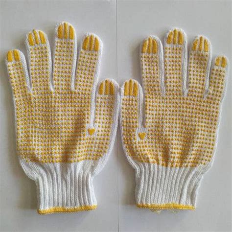 Sarung Tangan Proyek Bintik Kuning Safety Glove