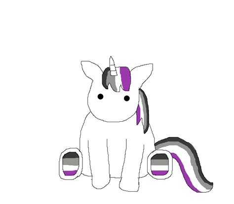 Pride Unicorn Asexual By Cupcakesparkle30 On Deviantart