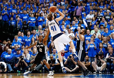 NBA Legend Dirk Nowitzki Of The Mavericks Is The Goat Of European