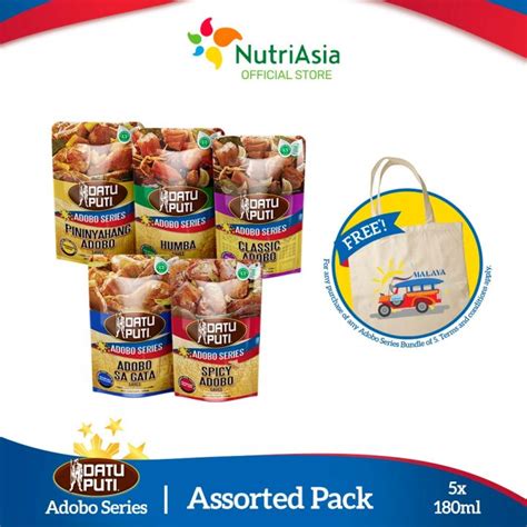Datu Puti Adobo Series Assorted Adobo Pack 180ml Bundle Of 5 Lazada Ph