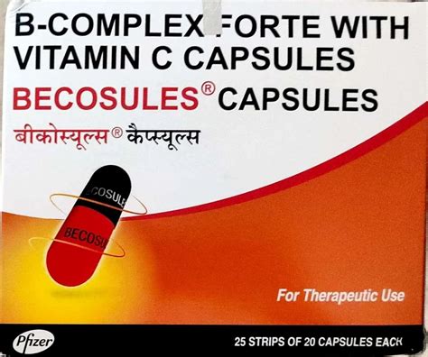 Becosules Capsule B Complex Forte With Vitamin C Capsule At Rs