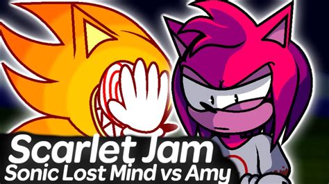 Amy Vs Sonic Lost Mind Scarlet Jam Valentines Demo Friday Night