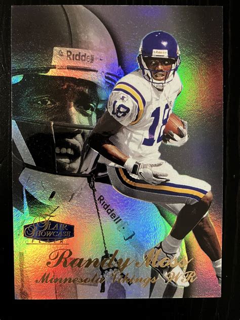 Yahoo オークション NFL 1998 Fleer Flair Showcase Randy Moss Sect