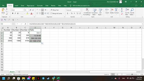 How To Calculate Ratio In Excel Smart Calculations