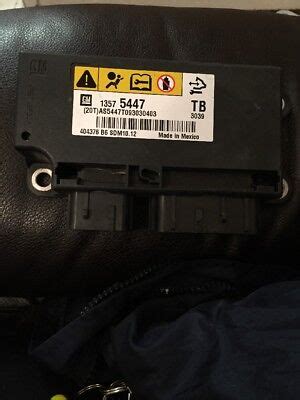 Vauxhall Insignia Srs Airbag Control Module Genuine