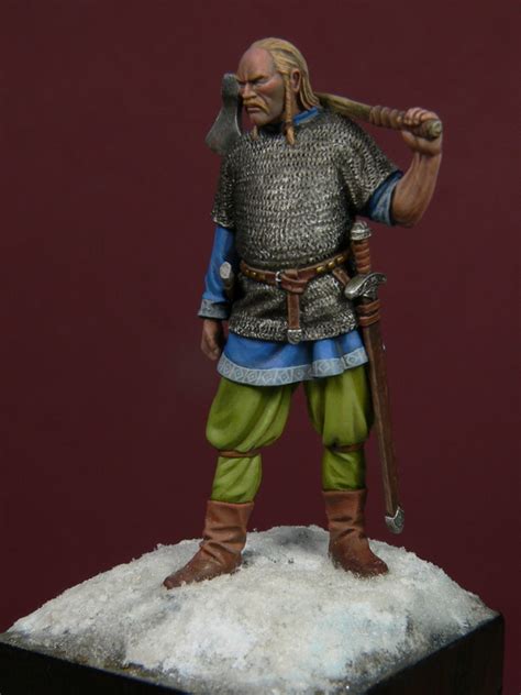 Completed Andrea Viking 54mm PlanetFigure Miniatures