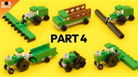 Lego Farm Mini Vehicles Part 4 Tutorial Youtube