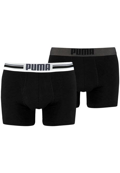 PUMA Bokserki Męskie Logo Boxer 2P 906519 03