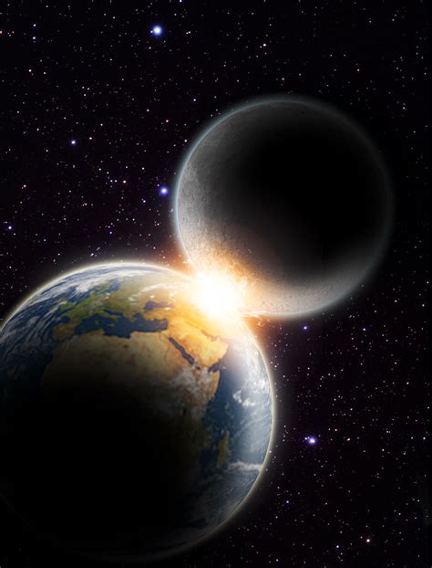 Planet Collision by MarcBruil on DeviantArt