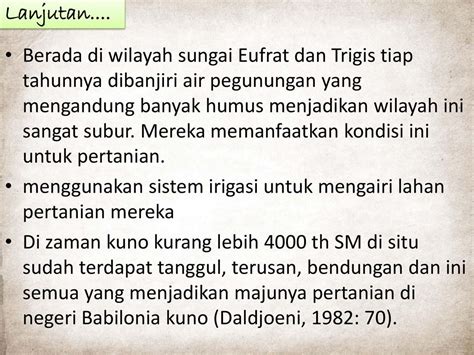 PENGARUH KONDISI GEOGRAFIS DALAM PERKEMBANGAN PERADABAN BABYLONIA LAMA