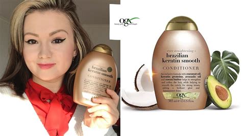 Ogx Brazilian Keratin Therapy Conditioner Review Youtube