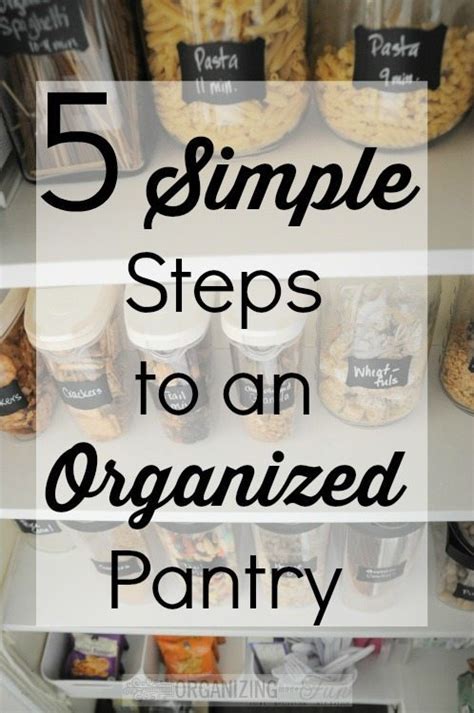 5 Simple Steps To An Organized Pantry Thirty Handmade Days