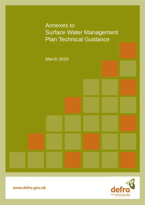 Pdf Annexes To Surface Water Management Plan Technical Guidance