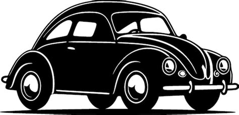 Ilustraci N Vectorial De Coches En Blanco Y Negro Vector Premium