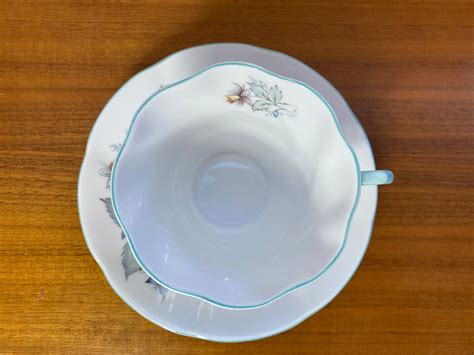 Queens Rosina China Co Ltd Tea Cup And Saucer Centenary Etsy Canada