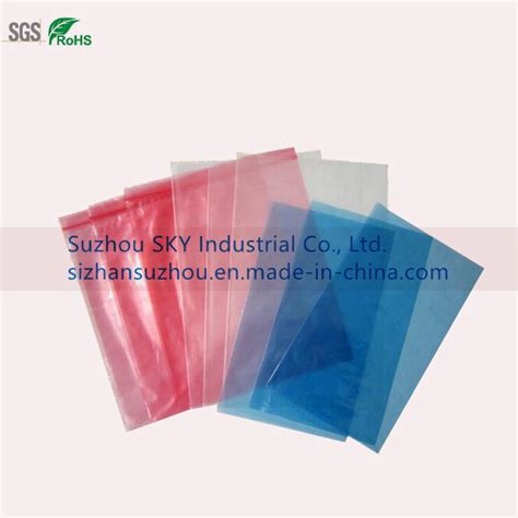 Ldpe Antistatic Pink Plastic Bag China Anti Static Bag And Zip Lock Bag