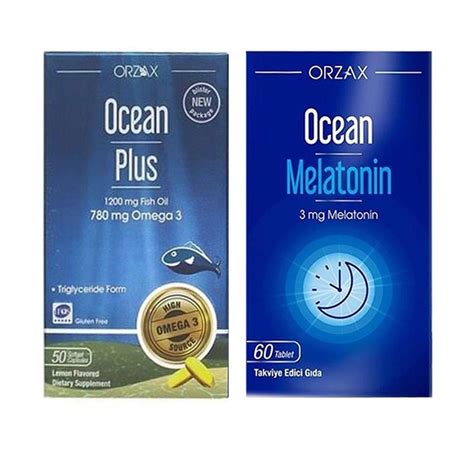 Orzax Ocean Plus Mg Kaps L Orzax Ocean Melatonin Mg