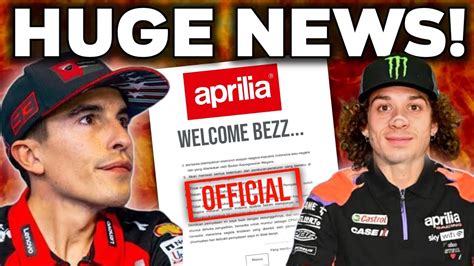 BEZZECHI Join Aprilia 2025 Marc Marquez BRUTAL Statement To Bagnaia S