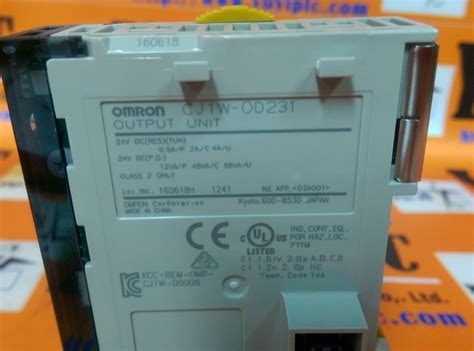 OMRON CJ1W OD231 PLC MODULE 裕益科技自動化設備可程式編碼器PLC分散式控制系統DCS