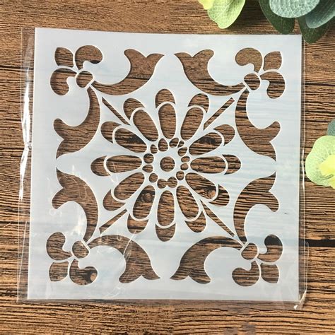 15cm Flower Daisy DIY Layering Stencils Wall Painting Scrapbook