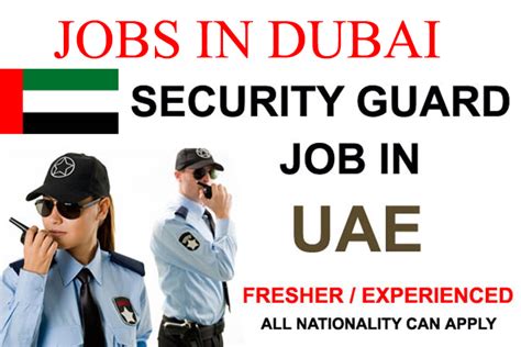 Security Guard Job In Dubai