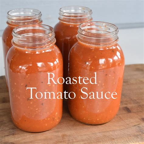 Roasted Tomato Sauce Recipe Homestead Acres