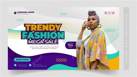 Premium Vector Fashion Store Banner Template