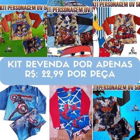 Sunga Infantil Camisa Uv Menino Kit Conjuntos Camisas Uv